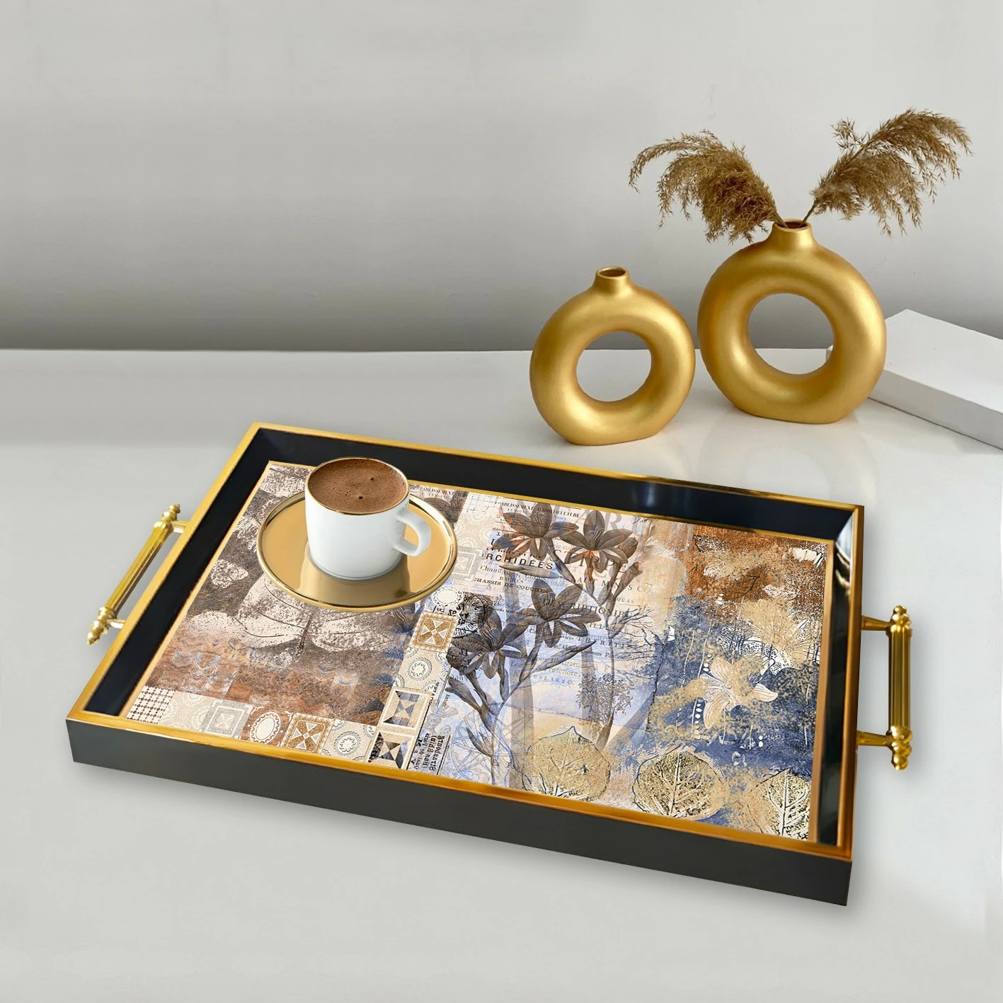 Tabaka xhami Aberto Design, shumëngjyrëshe, TPA9859