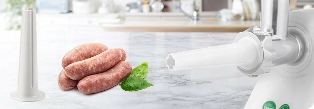 Makinë elektrike për bluarje mishi Zelmer ZMM3511B 1500W, 2 kg/min, e bardhë