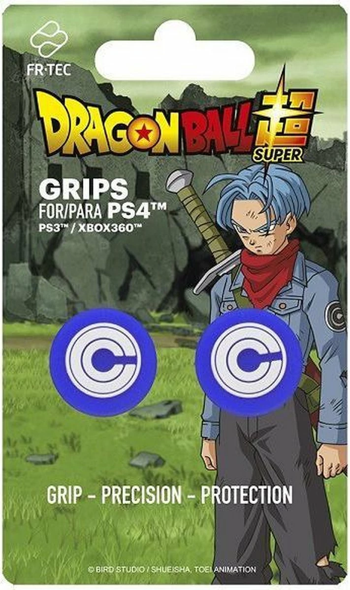 Gripa për thumbstick FR-TEC Dragon Ball Super Capsule Corp, set 2 copë, blu