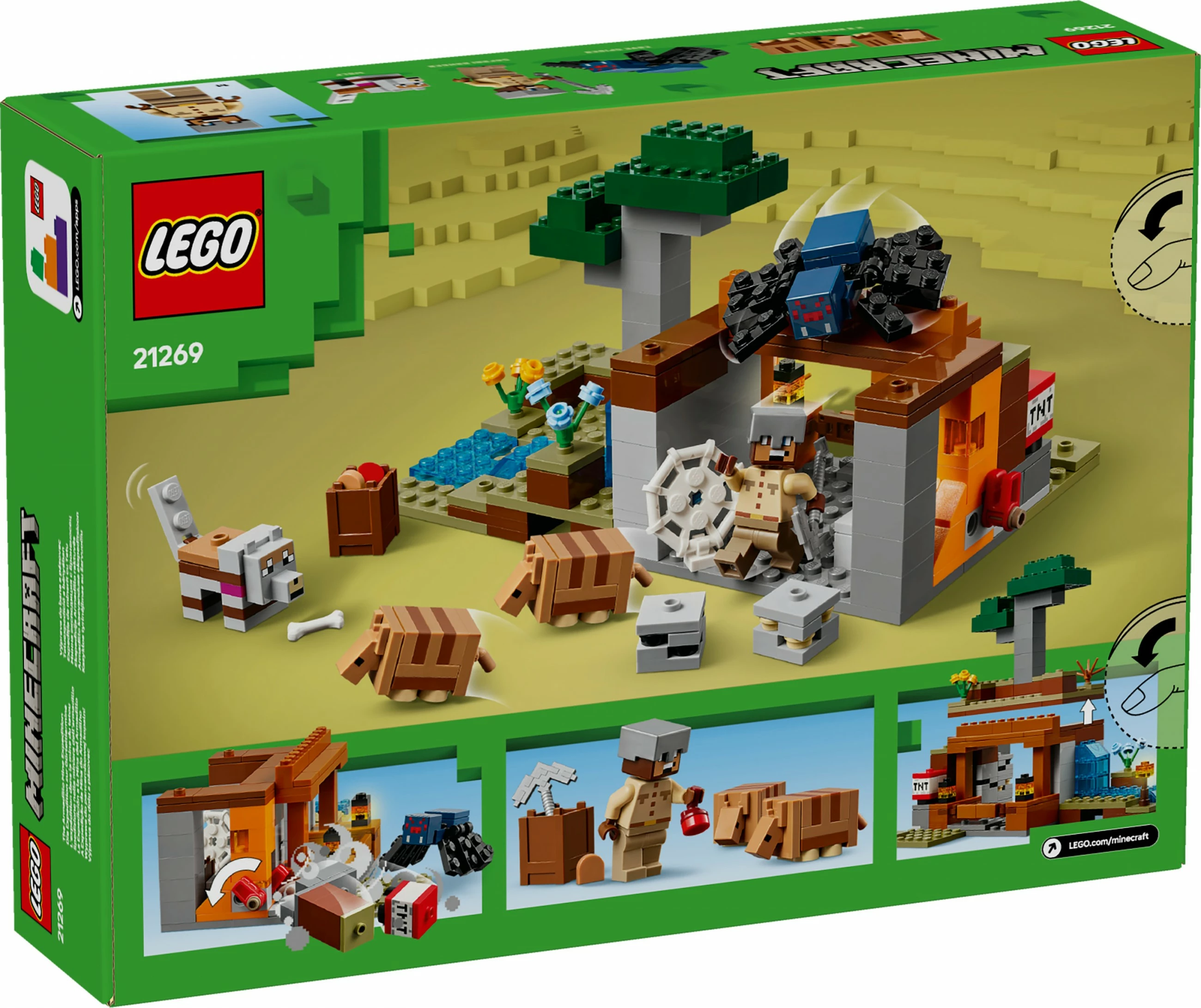 Set ndërtimi LEGO Minecraft 21269, 247 pjesë, shumëngjyrësh