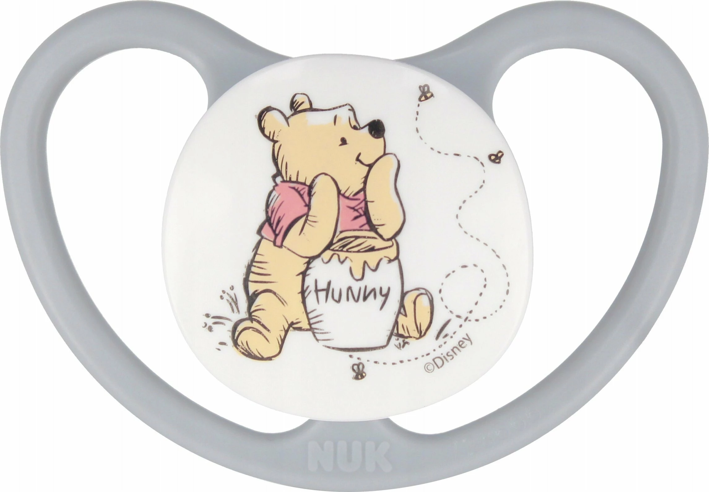 Biberon NUK Space 10175249 0-6 muaj silikon 2 copë i bardhë