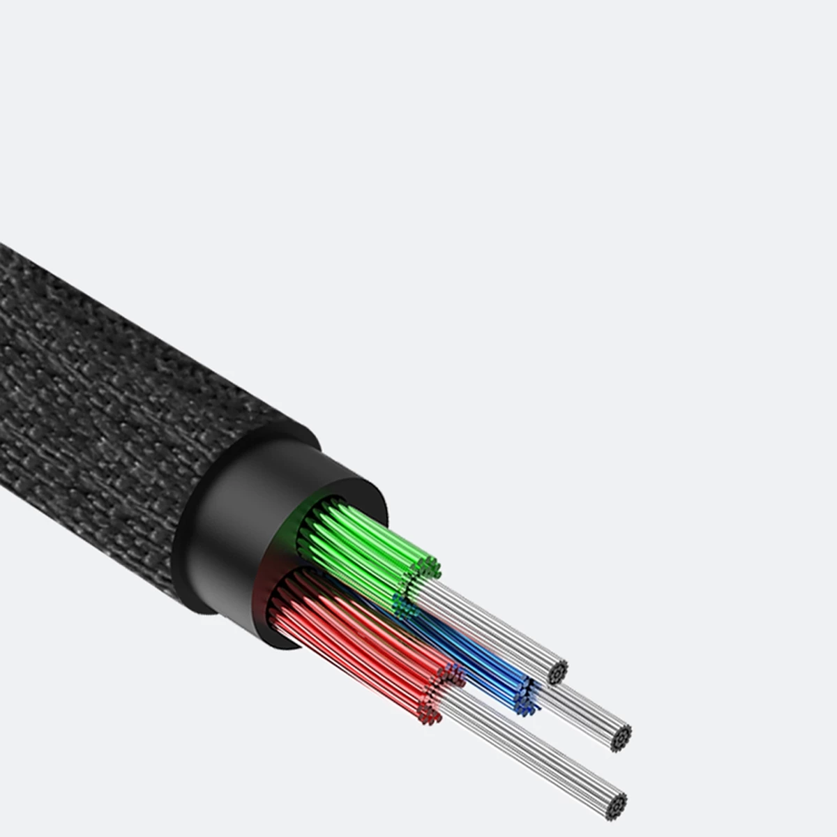 Kabllo audio AUX Baseus Yiven M30, 1.5m, mini jack 3.5mm, argjendtë-zi