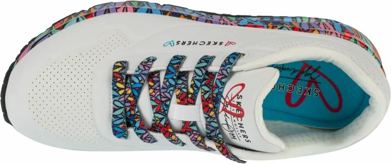 Atlete Skechers Uno Ravaged Love 177918-WMLT, të bardha