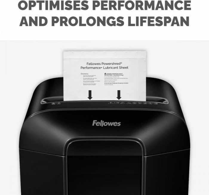 Fletë lubrifikuese për grirës dokumentesh Fellowes PowerShred Performance+ MPN 4025601, 10 copë