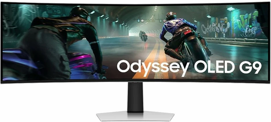 Monitor gaming Samsung Odyssey OLED G9 LS49DG912SUXEN 49\" 5120x1440 144Hz curved OLED, silver