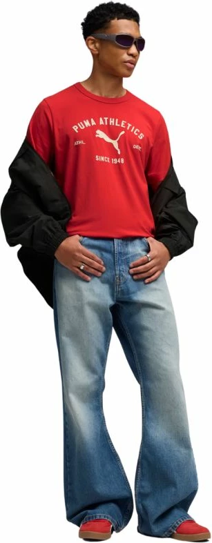Maicë për meshkuj Puma Class Graphic Tee 692226 11, e kuqe