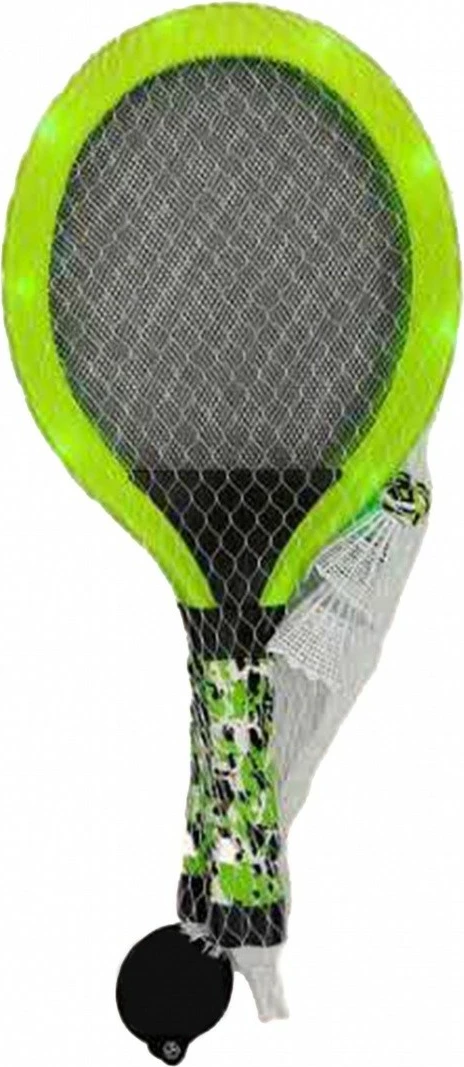 Set raketa plazhi Madej 005656 me drita LED, plastikë, ngjyra të përziera