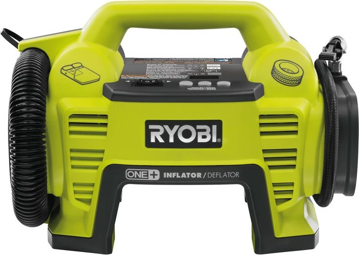 Kompresor me bateri Ryobi R18I-0, portativ, zi/gjelbër