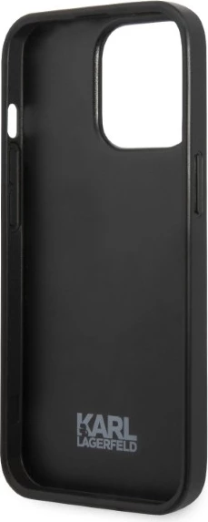 Mbështjellës Karl Lagerfeld KLHCP13LPMNIKBL për iPhone 13/13 Pro, hardcase, Monogram Ikonik Patch, Blu