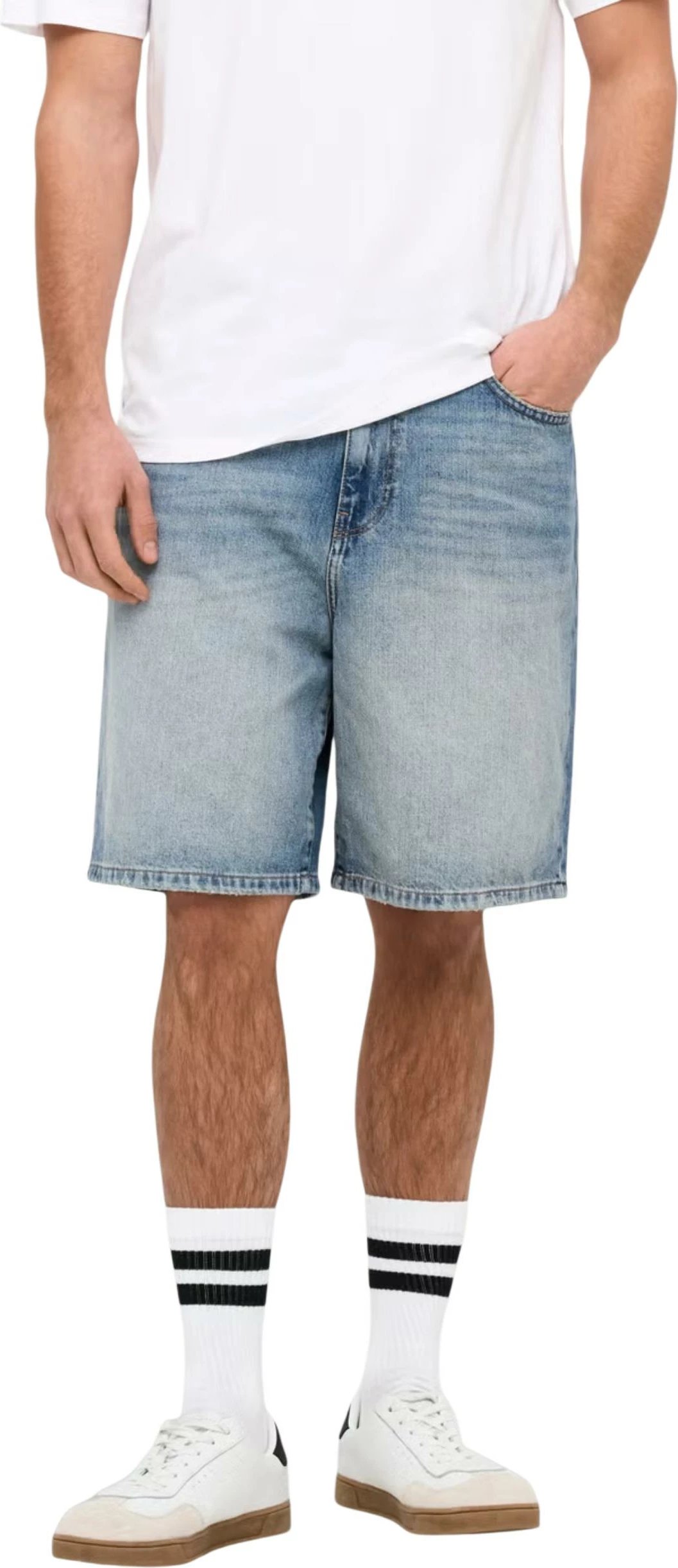 Shorce xhinsi për meshkuj Only & Sons ONSFADE MB TINT 9085, xhins i çelët