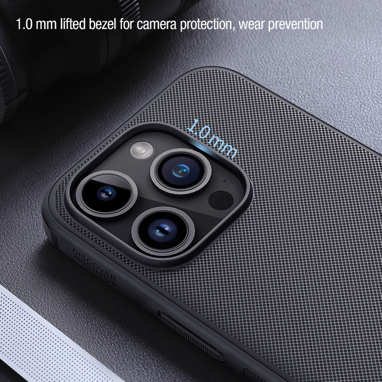 Mbështjellës Nillkin Super Frosted Shield Pro Magnetic për iPhone 15 Pro, i zi