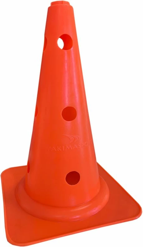 Konus i stërvitjes Yakimasport me vrima 38 cm portokalli 100607