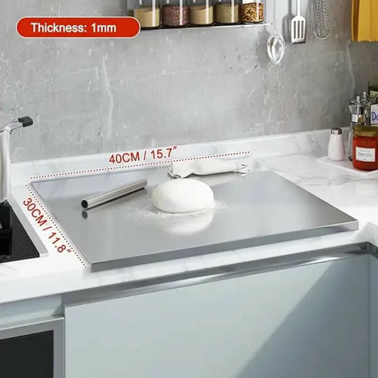 Dërrasë për prerje Hermia, inox, PASCELTEZ, 30x40cm