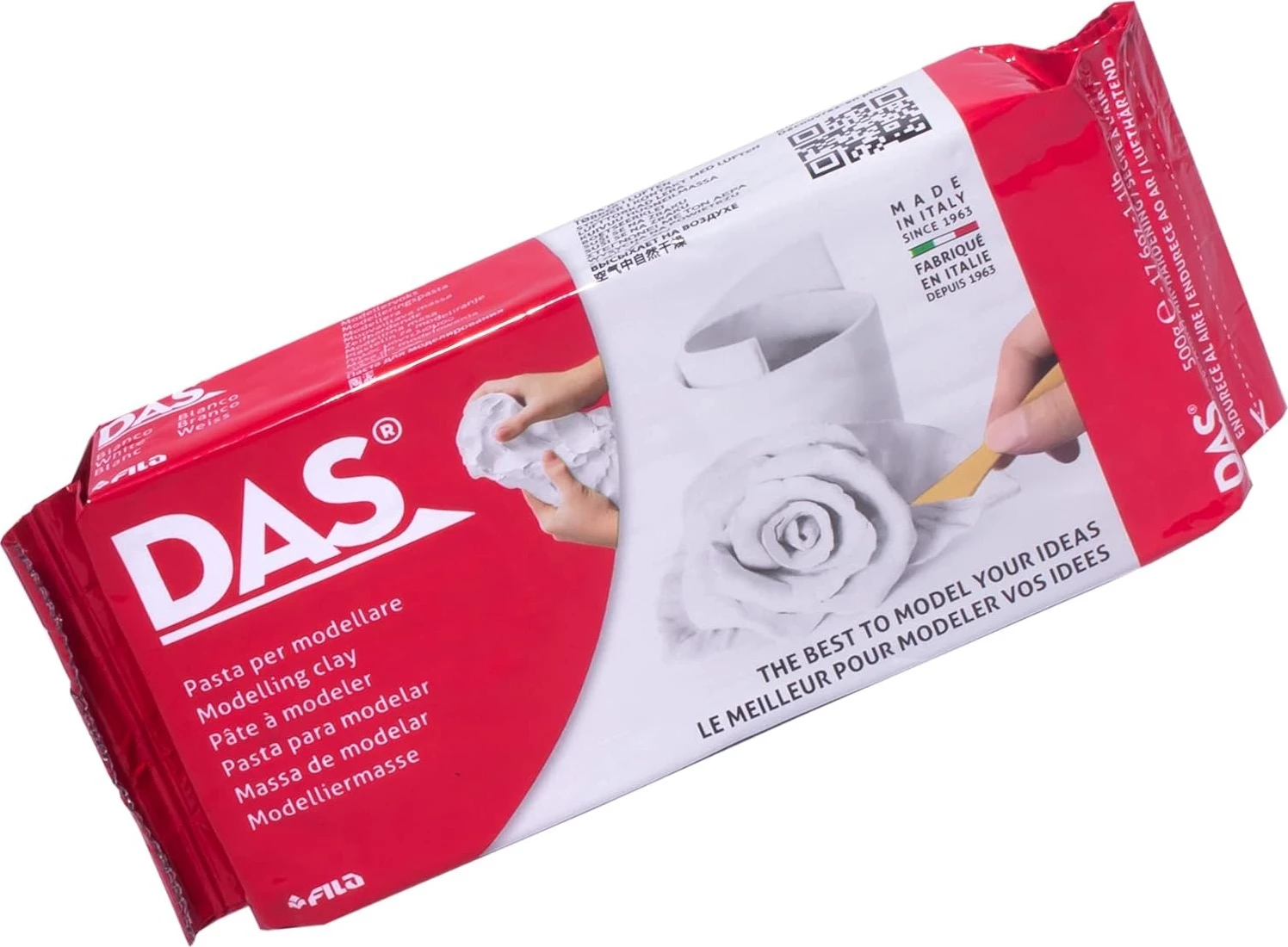 DAS Masë modelimi 150 g – E bardhë