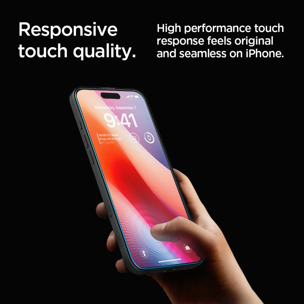 Xham mbrojtës Spigen Glas.tR EZ Fit për iPhone 16 Pro