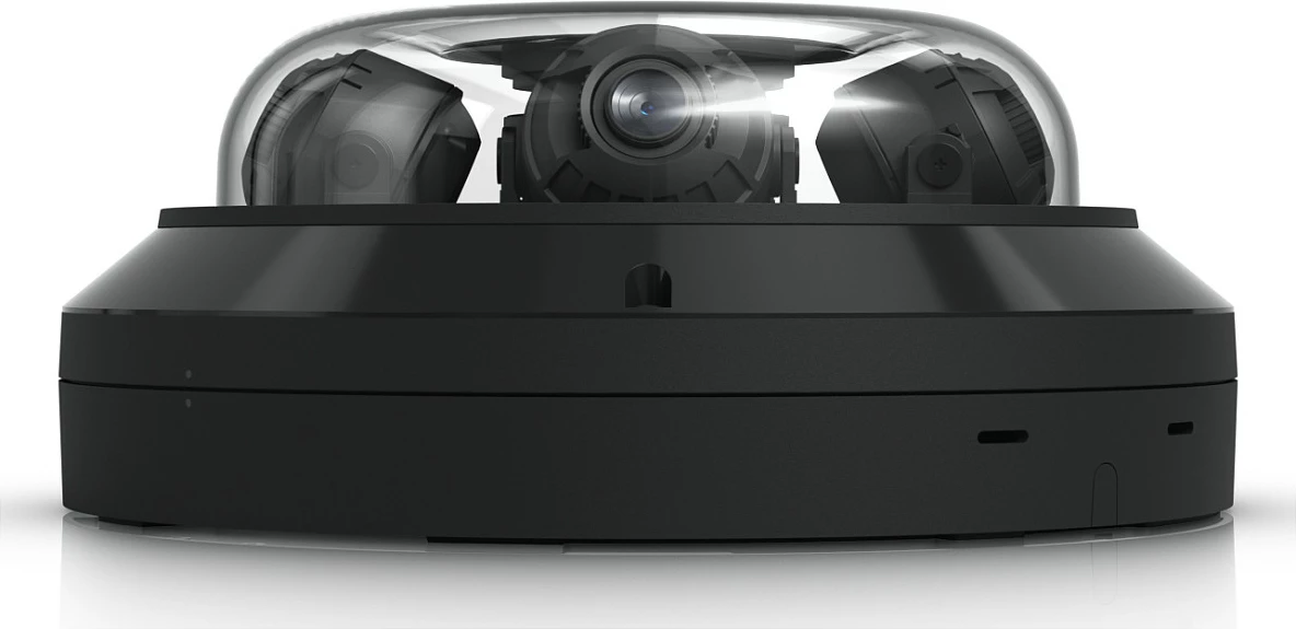Kamerë sigurie Ubiquiti UVC-AI-MS-4-B, 4K 360°, Gigabit Ethernet, IR, MicroSD, IP66/IK10, e zezë