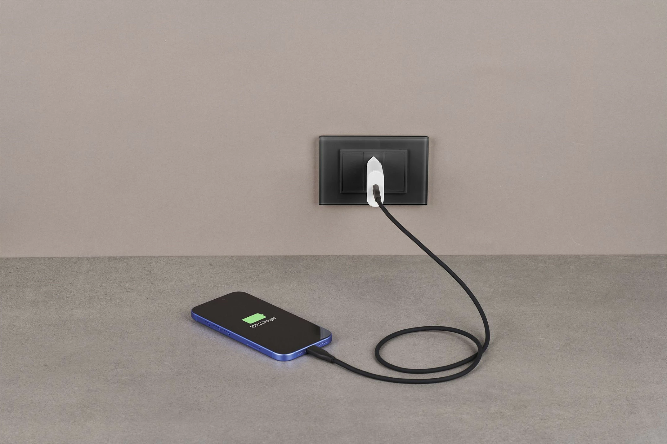 Karikues udhëtimi USB-C Cellularline 30W GaN, Power Delivery, i bardhë