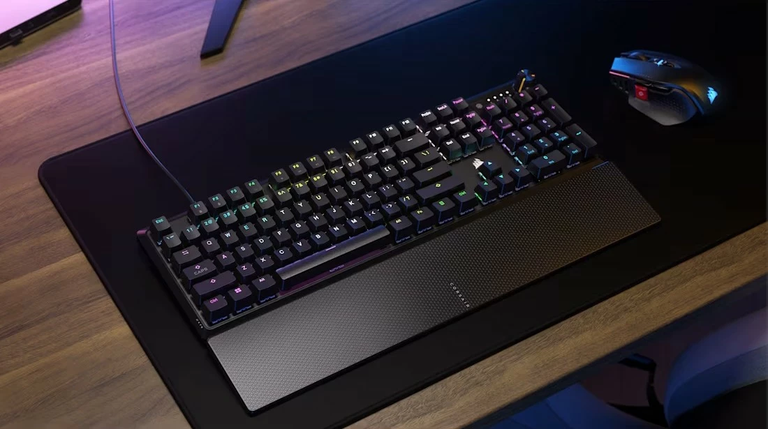 Klaviaturë gaming Corsair K70 Core, mekanike MLX Red, RGB, USB, full-size, e zezë