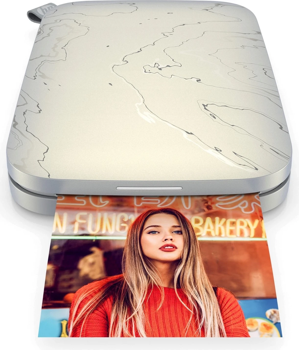 Printer portativ për foto HP Sprocket Select, ngjyrë gri-ar