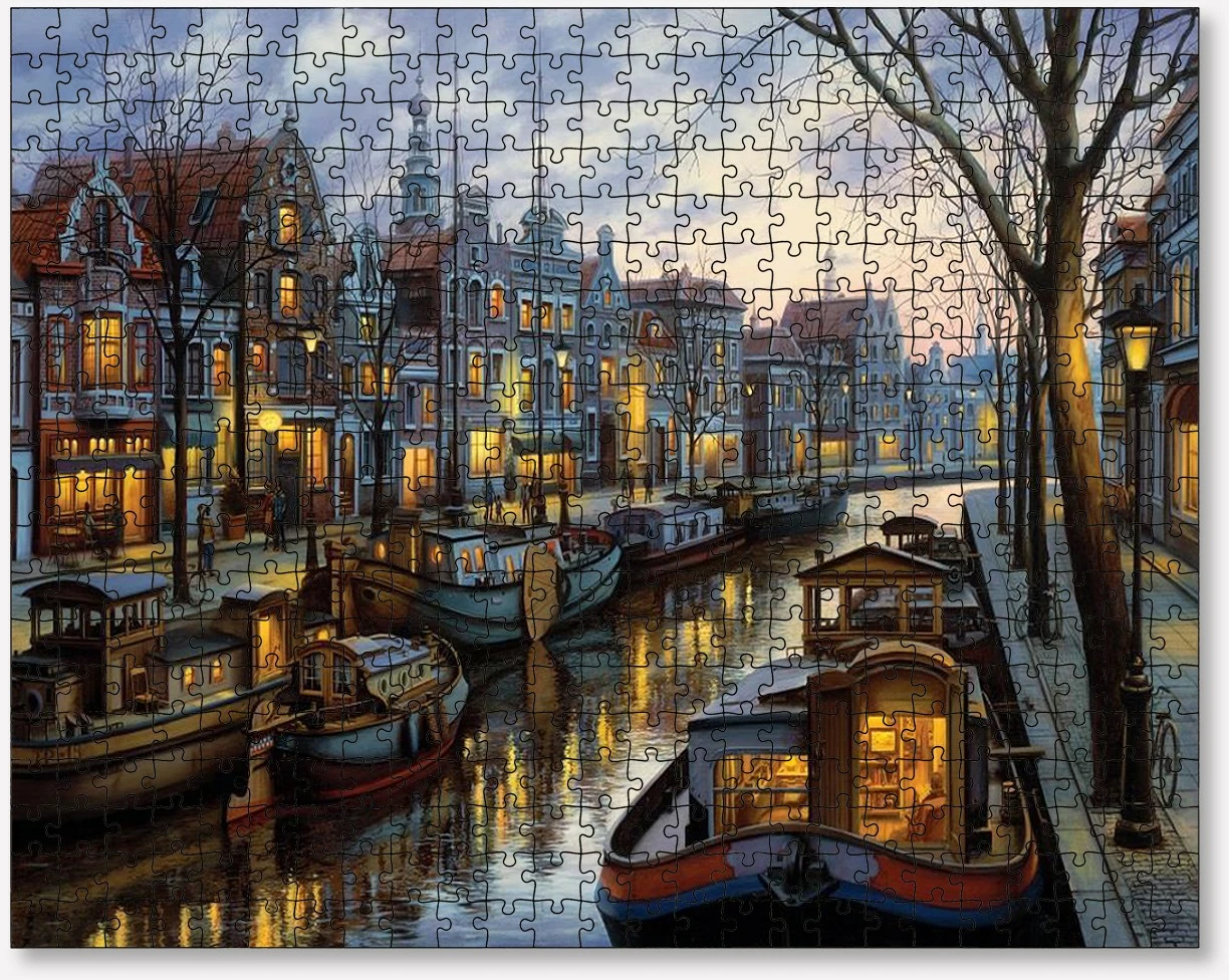 Puzzle 1000 copë, Evila Originals, shumëngjyrësh, PZL_059_1000
