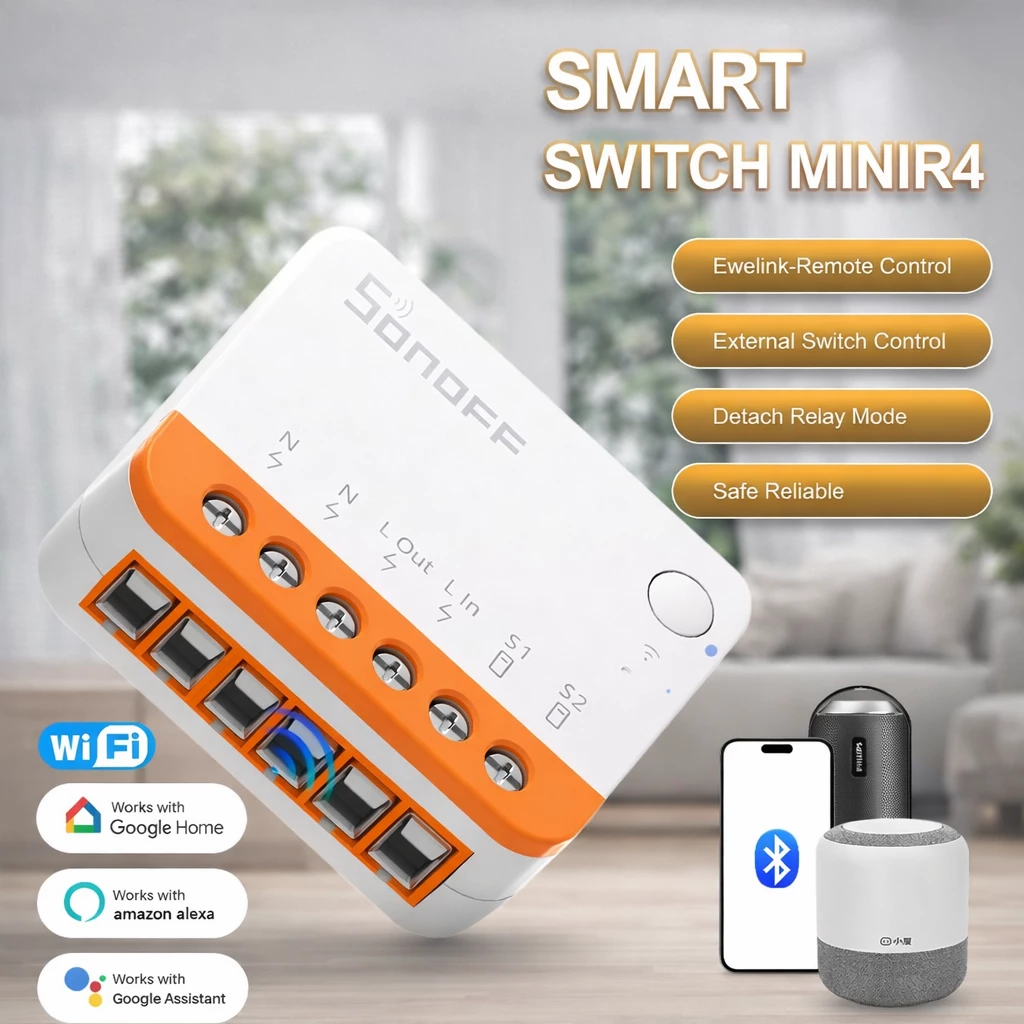 SONOFF MINIR4 – Smart Switch WiFi Ultra Slim