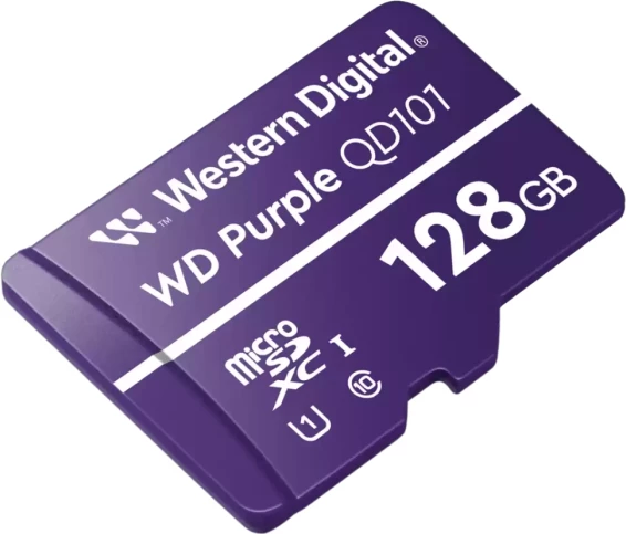 Kartelë memorie microSDXC SanDisk WD Purple QD101 WDD128G1P0C 128GB Class 10 UHS-I (U1), vjollcë