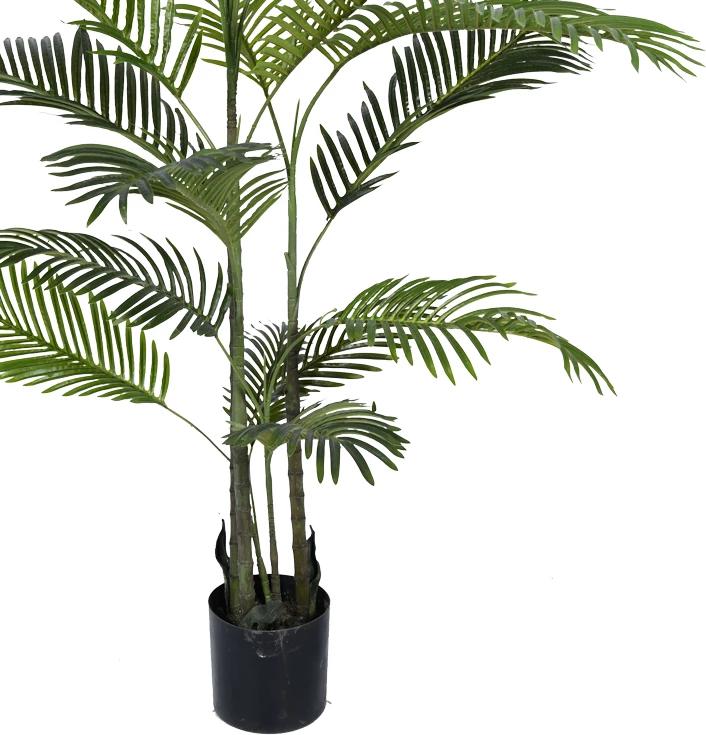 Bimë dekorative Areca III në vazo, ngjyrë e gjelbër, H180cm