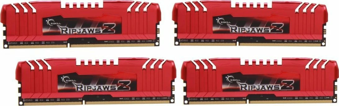RAM Memorje G.Skill RipjawsZ F3-12800CL10Q-32GBZL 32GB DDR3 1600MHz CL10 4x8GB e kuqe set