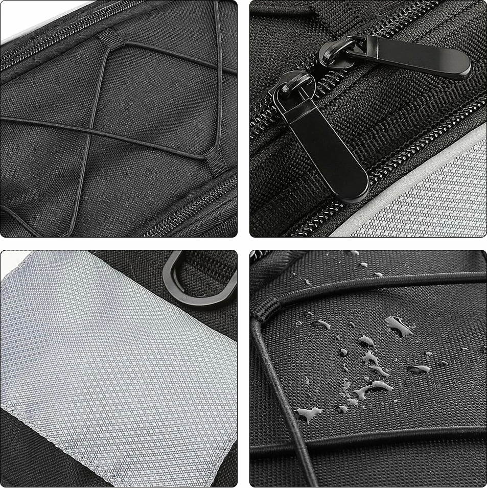 Çantë biçiklete Wozinsky WBB1BK, 13L, e zezë, me rrip shpatulle