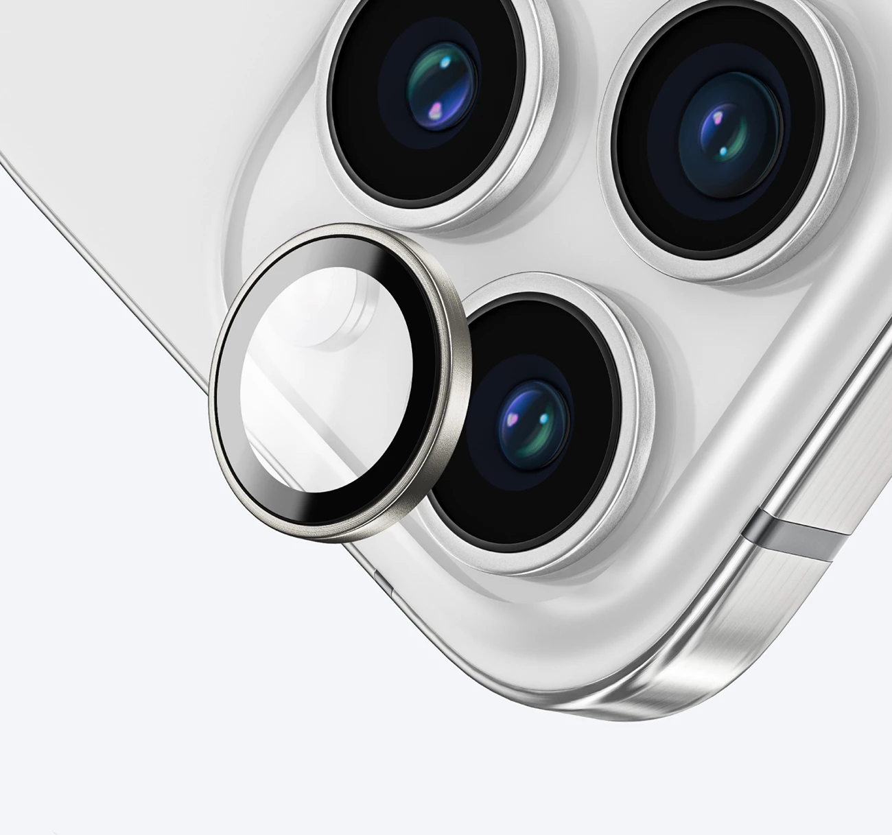 Mbrojtës xhami për kamera AmazingThing AR 3 Lens Glass Full Clear për iPhone 16 Pro / 16 Pro Max, Transparent