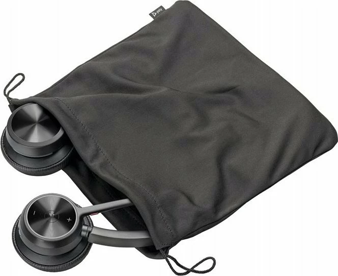 Kufje me mikrofon Poly Voyager 4320 (77Z00AA) Bluetooth 5.1, over-ear, stereo, të zeza, me BT700 adapter + karikues