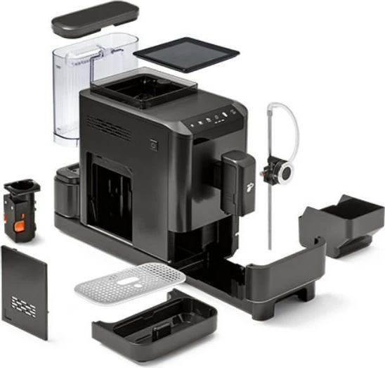 Makinë espresso automatike Tchibo Esperto2 Milk, 1.4 L, 19 bar, 1470 W, depo kokrrash 300 g, e zezë