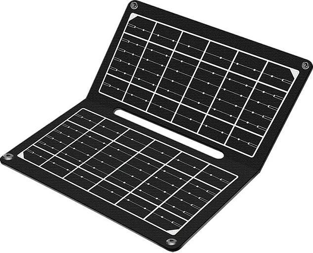 Panel solar i palosshëm LogiLink, 7W, 1x USB-A, i zi