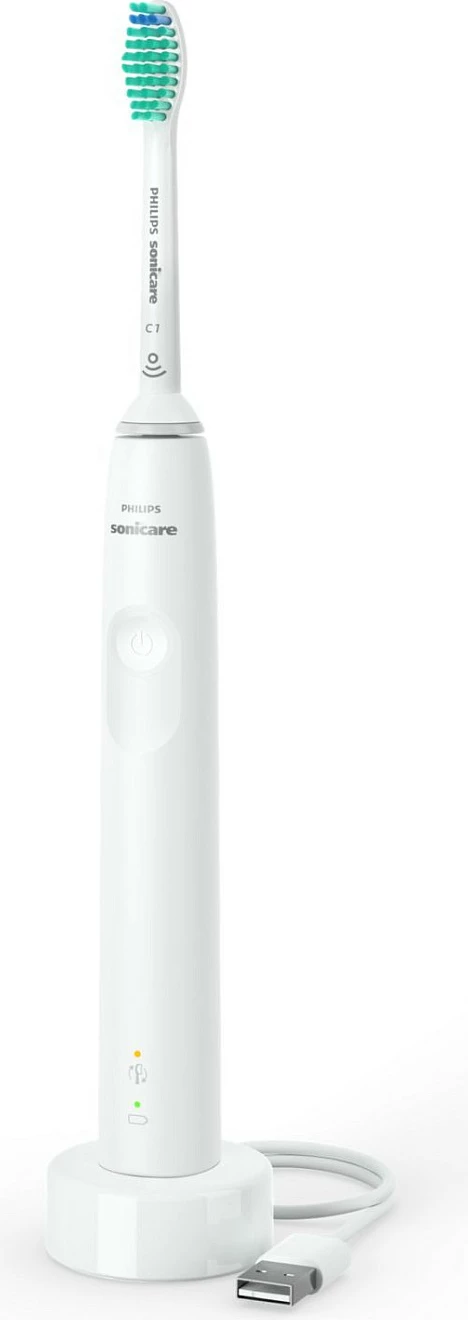 Furçë dhëmbësh elektrike Philips Sonicare Series 3100 HX3671/13, me sensor presioni, e bardhë