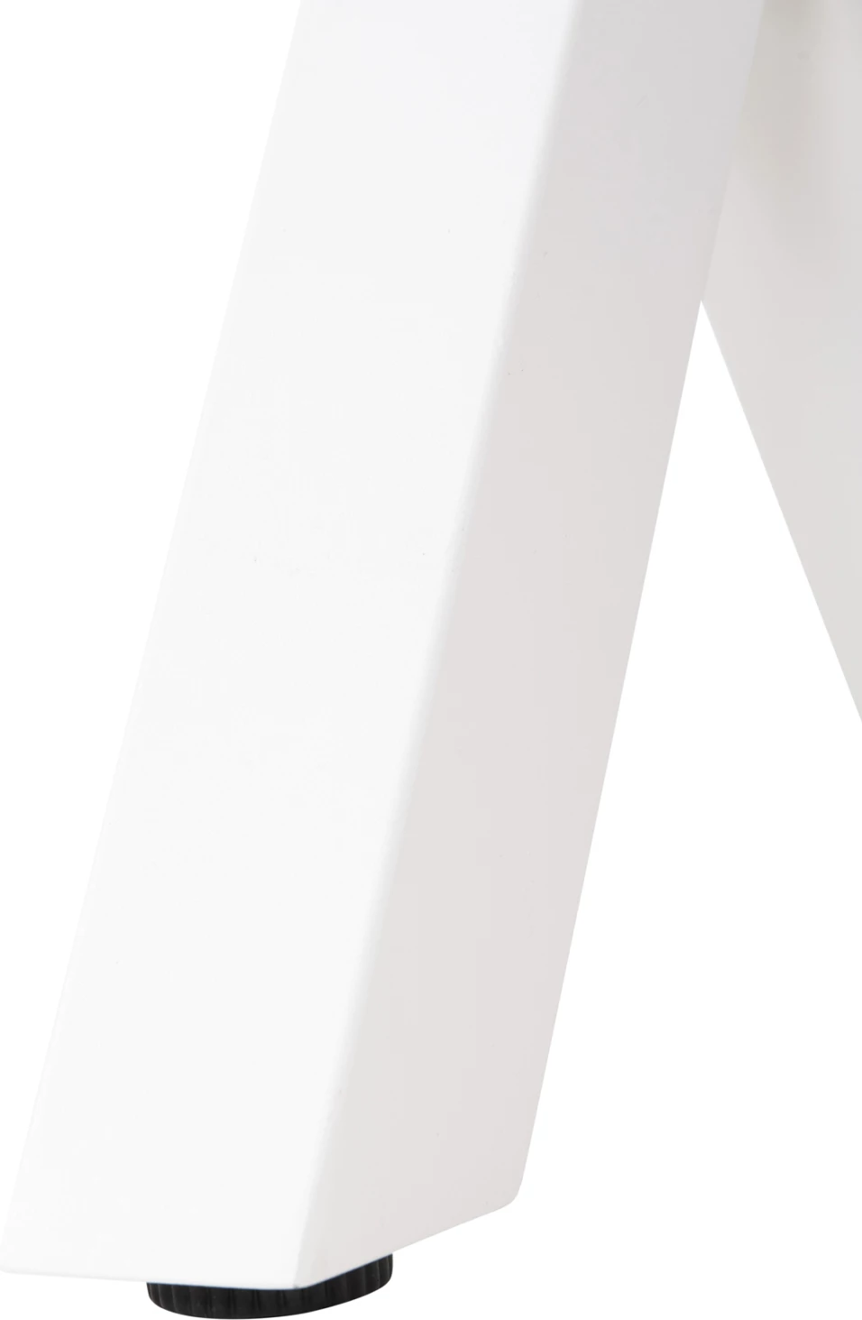 Stol alumini, TAWNEE, FH6038.02, ngjyrë e bardhë, me sipërfaqe tavoline polivudi, ngjyrë druri natyral, 150x36x45 cm