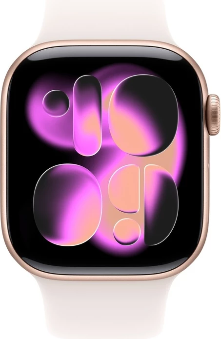 Apple Watch S11 42mm GPS Rose Gold S/M Light Blush Sport Band