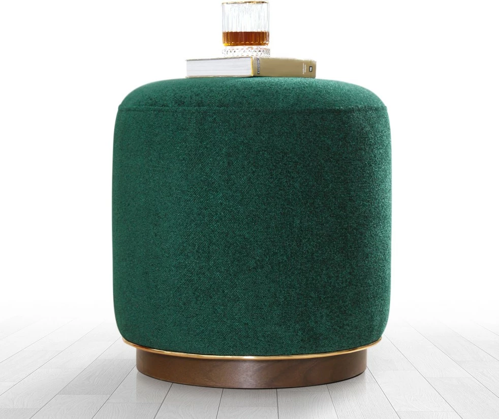 Puf Atelier del Sofa, ngjyrë e gjelbër e errët, Zeone