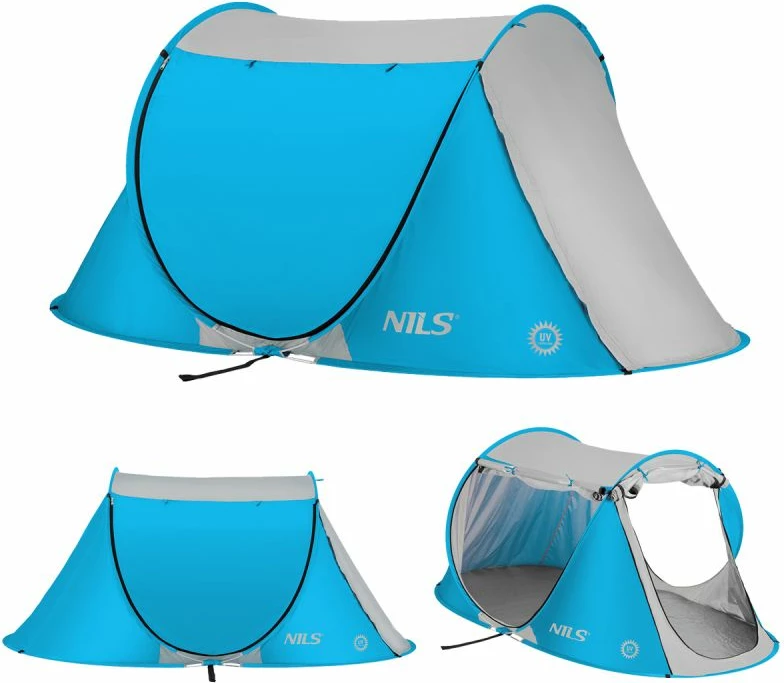 Tendë plazhi vetë-montuese Nils Extreme NC3043, e kaltër
