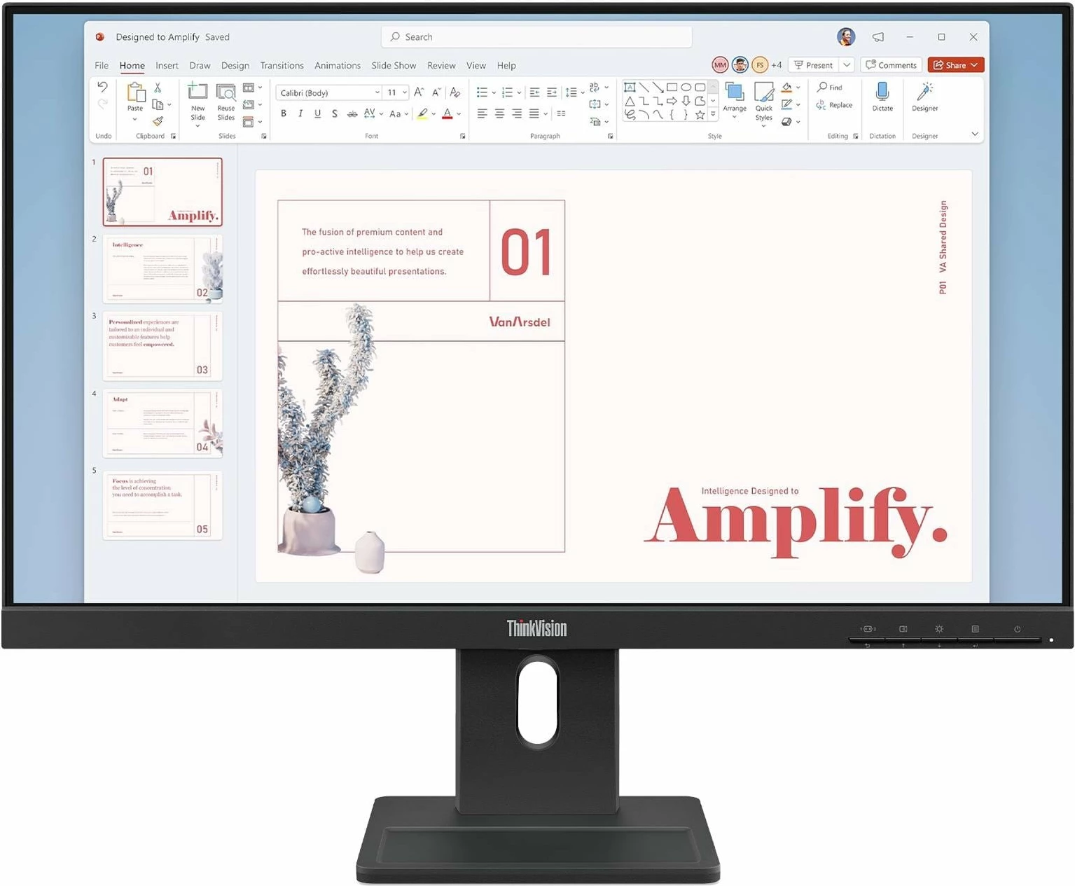 Monitor Lenovo ThinkVision E24-40 23.8" IPS Full HD 100Hz HDMI/DP/VGA, i zi