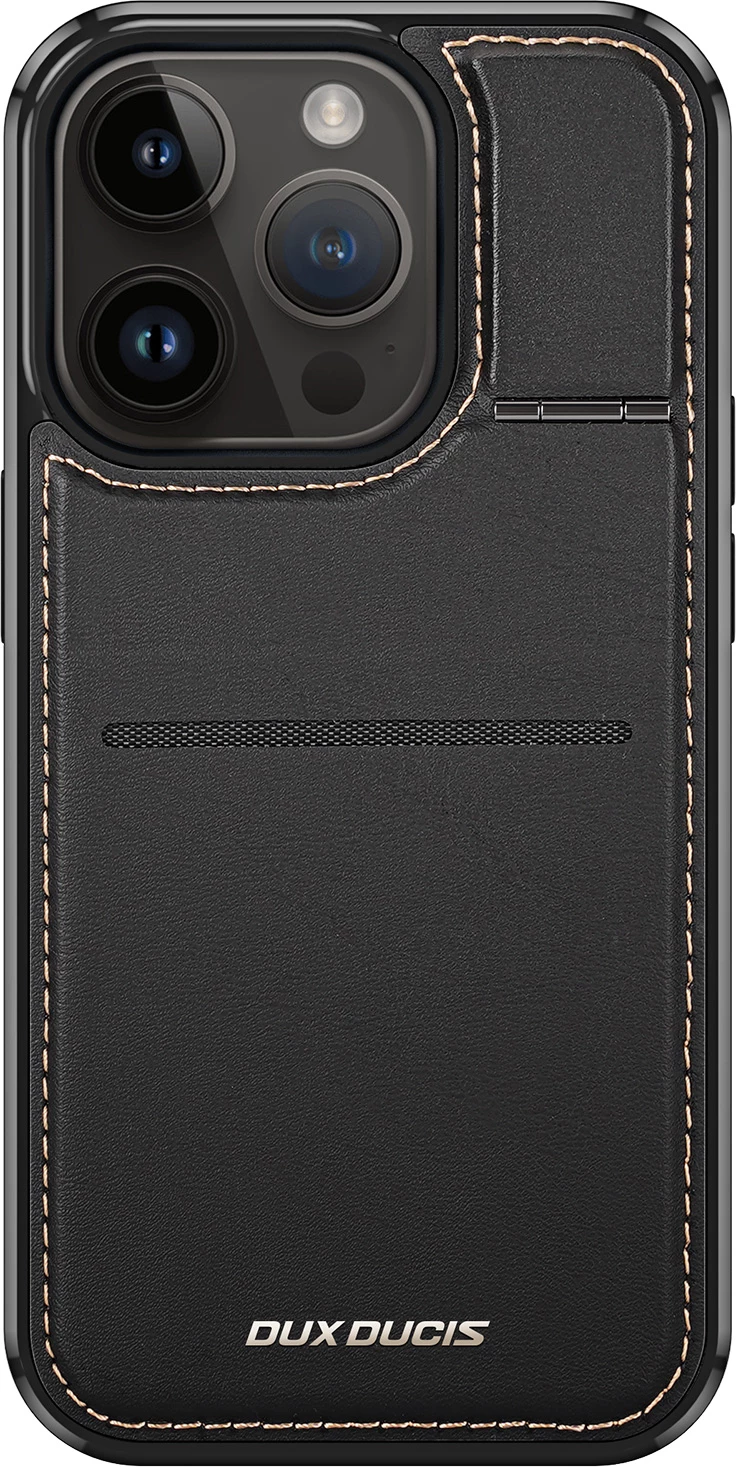 Mbështjellës Dux Ducis Rafi Mag për iPhone 13 Pro, me MagSafe, RFID Blocker, i zi