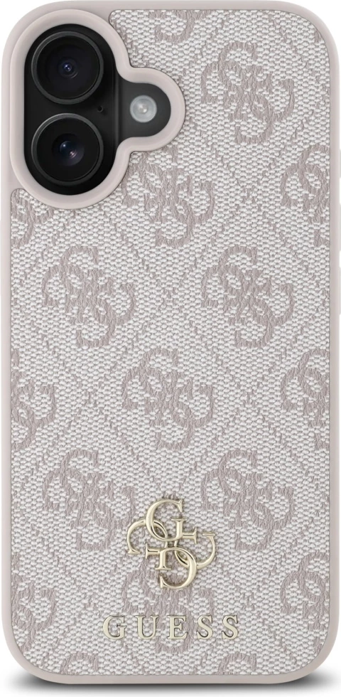 Mbështjellës Guess HC PU 4G Small 4G and Classic MagSafe për iPhone 16, Rozë