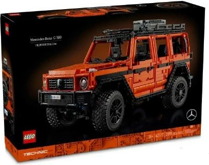 Set ndërtimi LEGO Technic Mercedes-Benz G 500, 42177, 2891 pjesë, portokalli