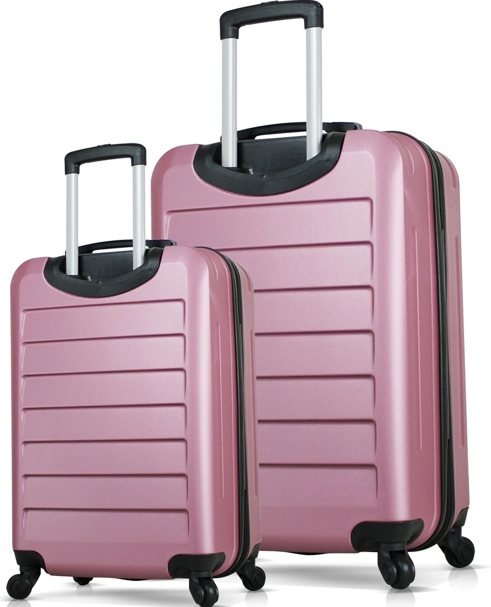 Set valixhesh (2 copë), ngjyrë rozë gold, Zoozie Bags, 6431