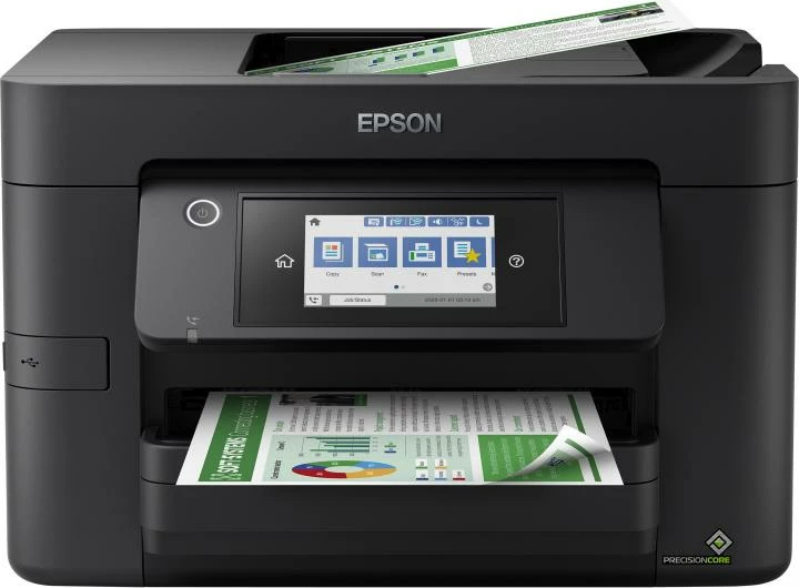 printer multifunksional, Epson WorkForce Pro WF-4820DWF (C11CJ06403), A4, inkjet, duplex, Wi‑Fi, ekran 10.9 cm, i zi