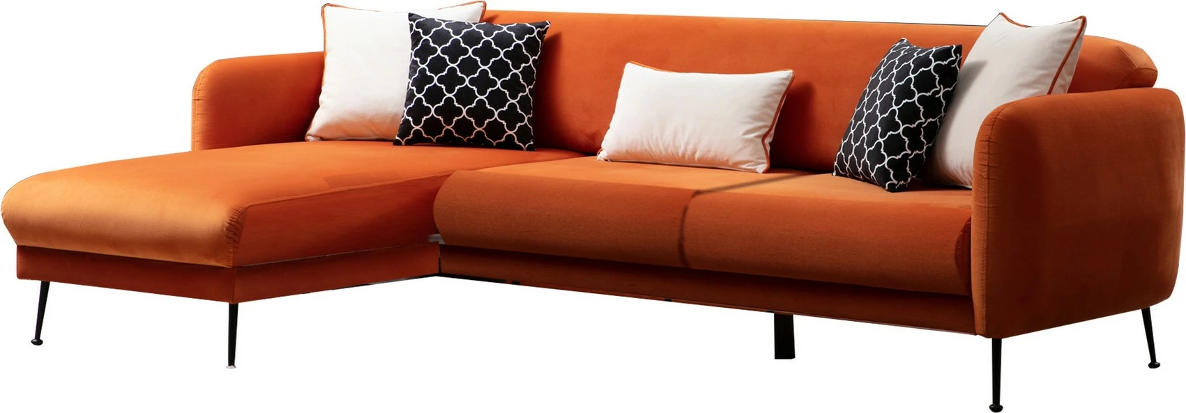 Kënd-sofë krevati Atelier del Sofa, Sevilla kënd majtas (Chl+3R), portokalli