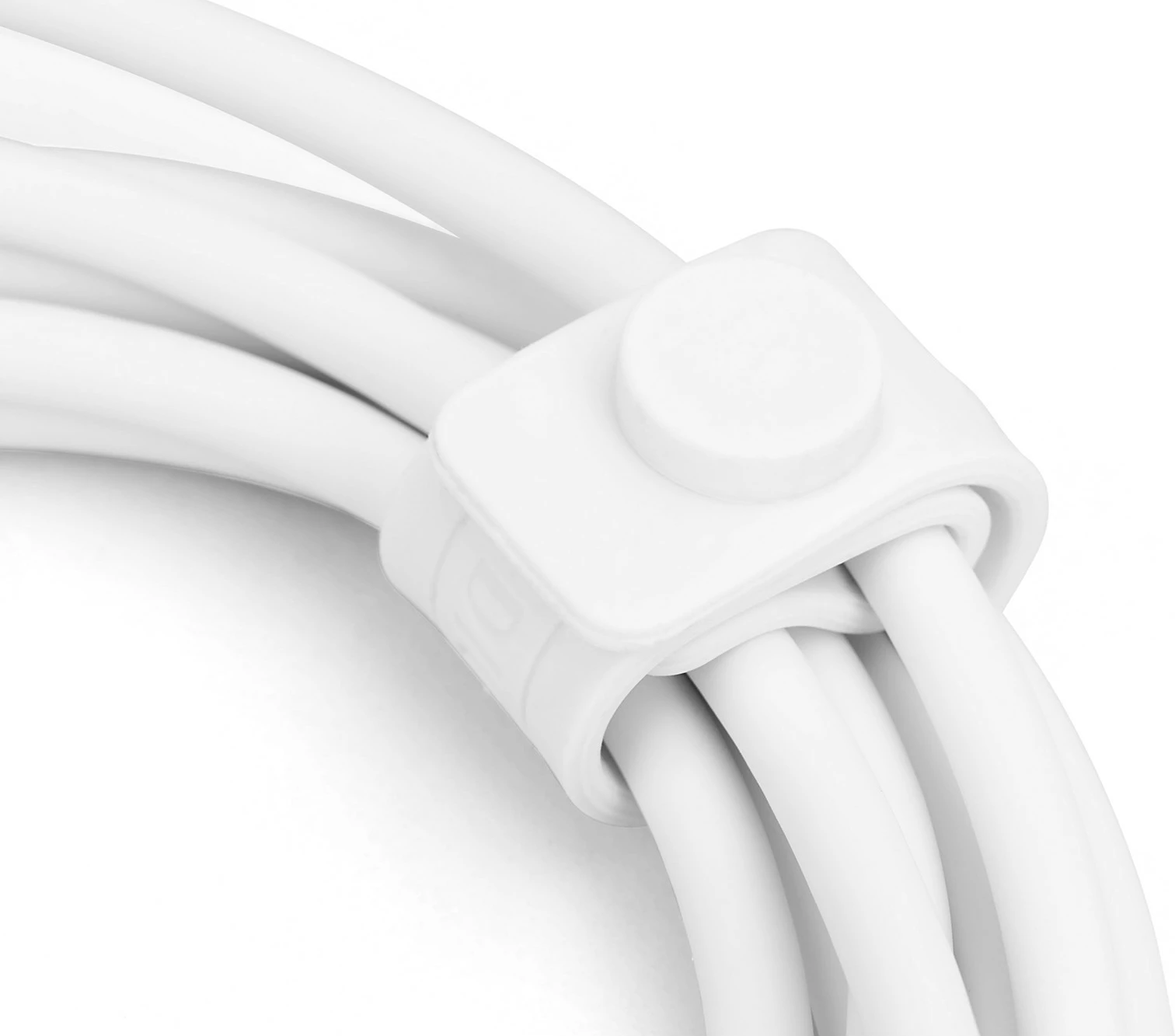 Kabëll lidhës Digitus Lightning USB-A, 1m, silikon, i bardhë