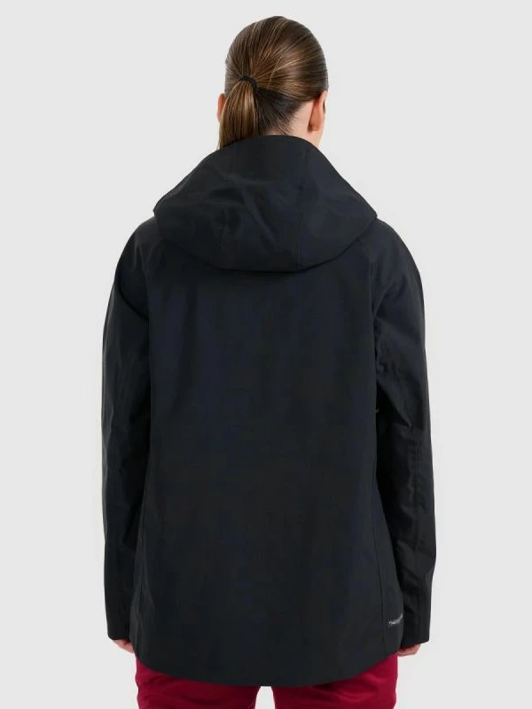 Jakne trekking për femra 4f, e zezë