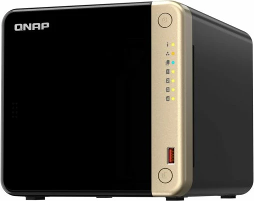 Server NAS QNAP TS-464-8G, 4-bay, 8GB RAM, 2x2.5GbE, 2x M.2 NVMe, HDMI 4K, zi/ari