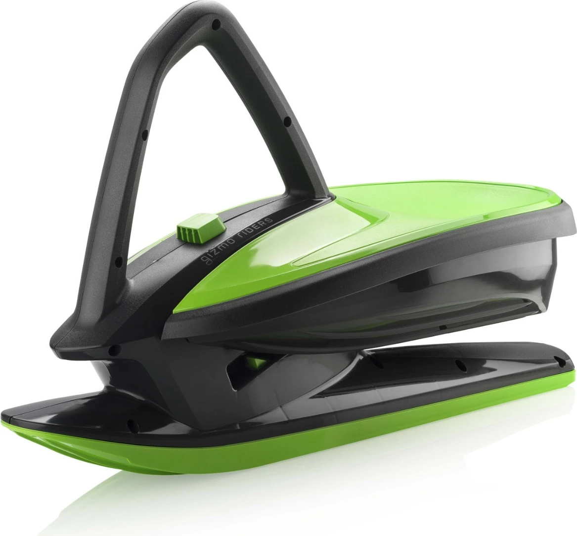 Ski bob Gizmo Riders SKIDRIFTER 74x46x25 cm, deri 90 kg, jeshile mistike