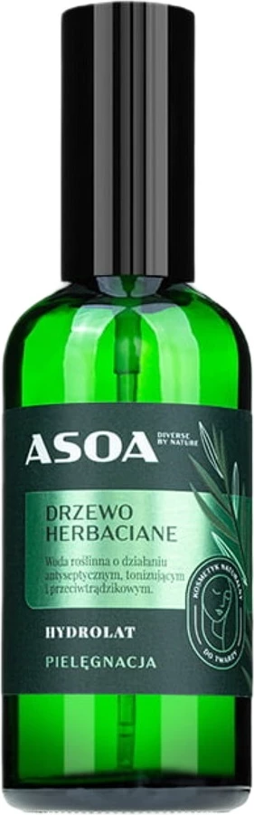 Mist për fytyrë Asoa Tea Tree Hydrolat për femra, 100ml
